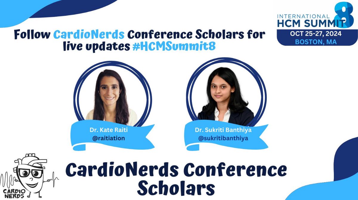 Sukriti Banthiya, MD (@sukritibanthiya) on Twitter photo Catch all the updates on HF in obstructive & non-obstructive HCM right here!🫀
#HCMSummit8 <a href="/HCMSummit/">International HCM Summit 9</a> <a href="/CardioNerds/">CardioNerds</a> Catch all the updates on HF in obstructive & non-obstructive HCM right here!🫀
#HCMSummit8 <a href="/HCMSummit/">International HCM Summit 9</a> <a href="/CardioNerds/">CardioNerds</a>