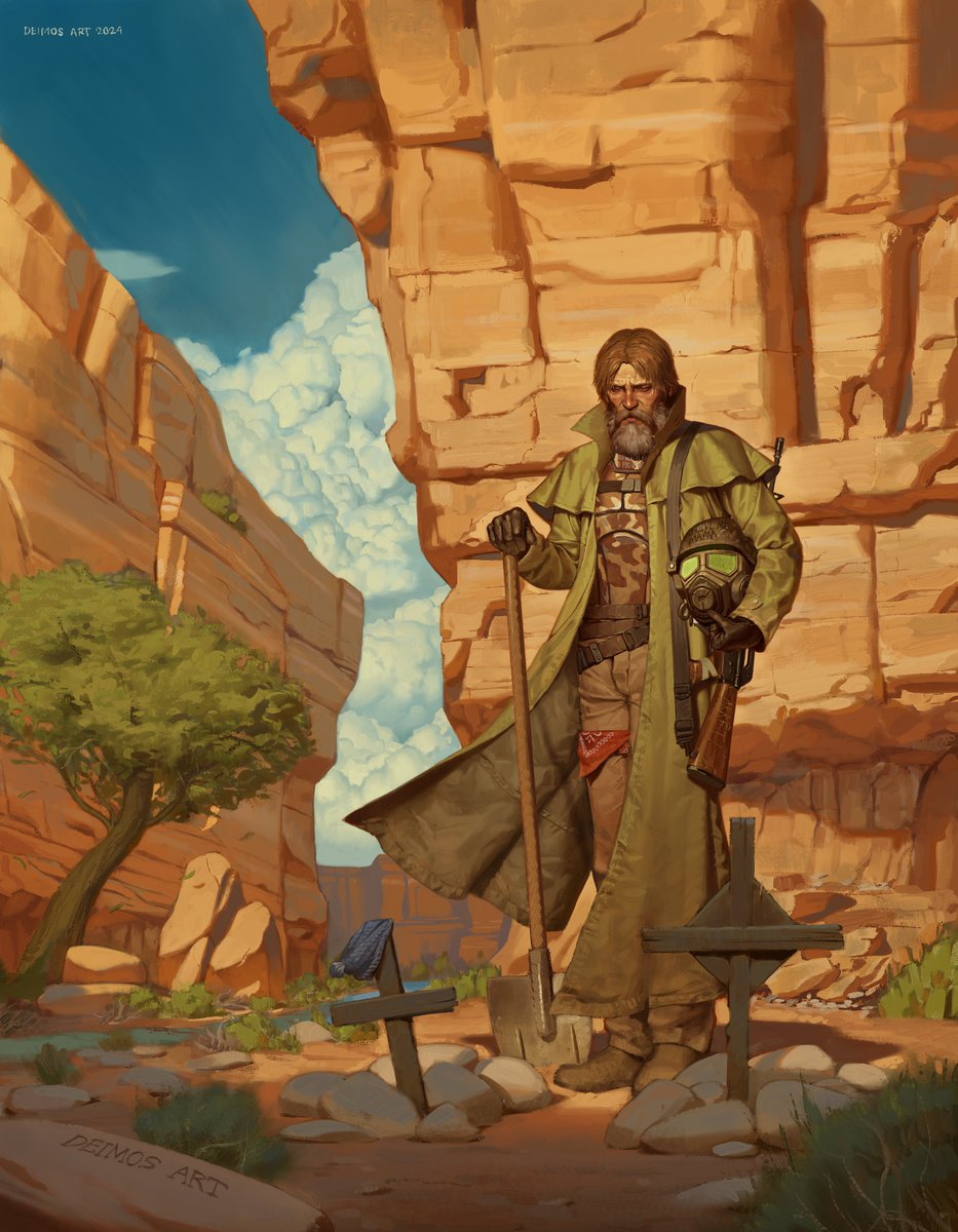 _deimos_art's tweet image. the survivalist 

#fallout