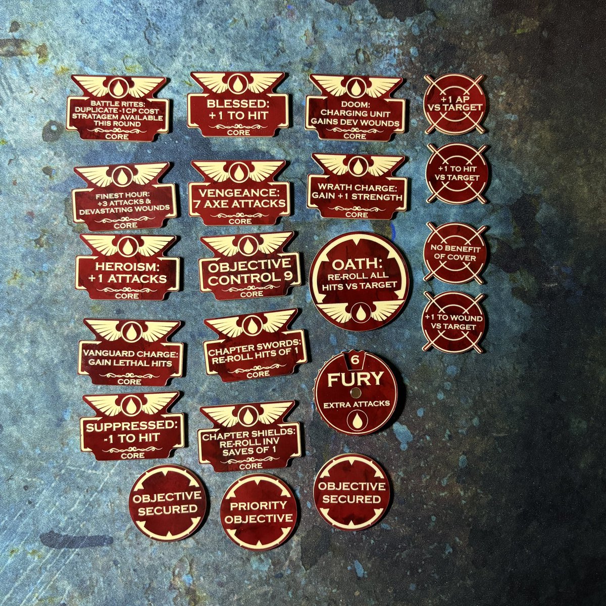 🩸 Unleash the fury of the Angel with our new token set!

propaintedstudios.co.uk/products/blood…