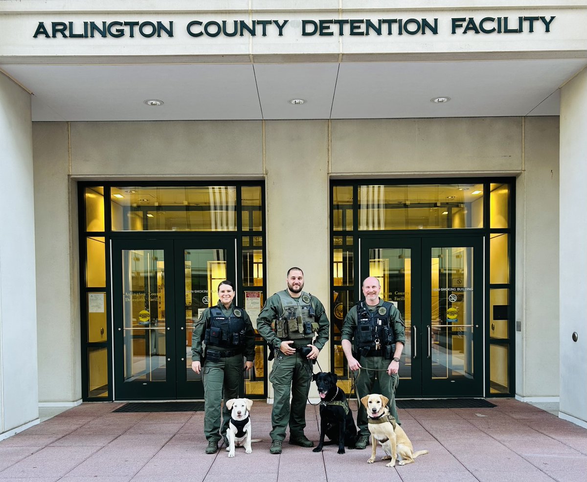 VSInstitute's tweet image. The @acso_va has introduced new K9 handler uniforms for Corporals Zajkowski, Camardi, and McCabe, designed for comfort and unity with law enforcement partners. These deputies are balancing K9 duties with their regular roles, showing true dedication. #ACSO #K9Handlers
