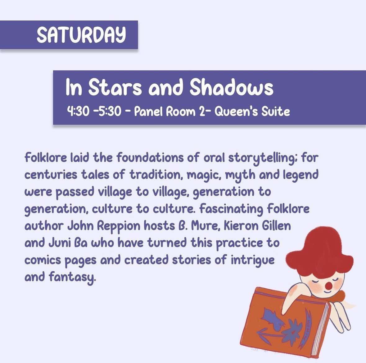 Avery Hill Publishing (@averyhillpubl) on Twitter photo Exciting panel announcement!
@beemure will be taking part in <a href="/ThoughtBubbleUK/">Thought Bubble Festival</a>'s In Stars and Shadows panel. Exploring folklore and the foundations of oral storytelling with John Reppion, Kieron Gillen and Juni Ba.
We can't wait to catch this! Exciting panel announcement!
@beemure will be taking part in <a href="/ThoughtBubbleUK/">Thought Bubble Festival</a>'s In Stars and Shadows panel. Exploring folklore and the foundations of oral storytelling with John Reppion, Kieron Gillen and Juni Ba.
We can't wait to catch this!