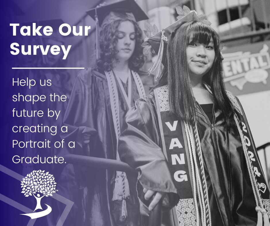 Help us shape the future of GBAPS by taking a brief survey. Your responses will help us to create a Portrait of a Graduate, a collective vision of the skills, characteristics and knowledge all students should have upon graduation. 

✅ Survey here: ow.ly/LeMR50TS53z