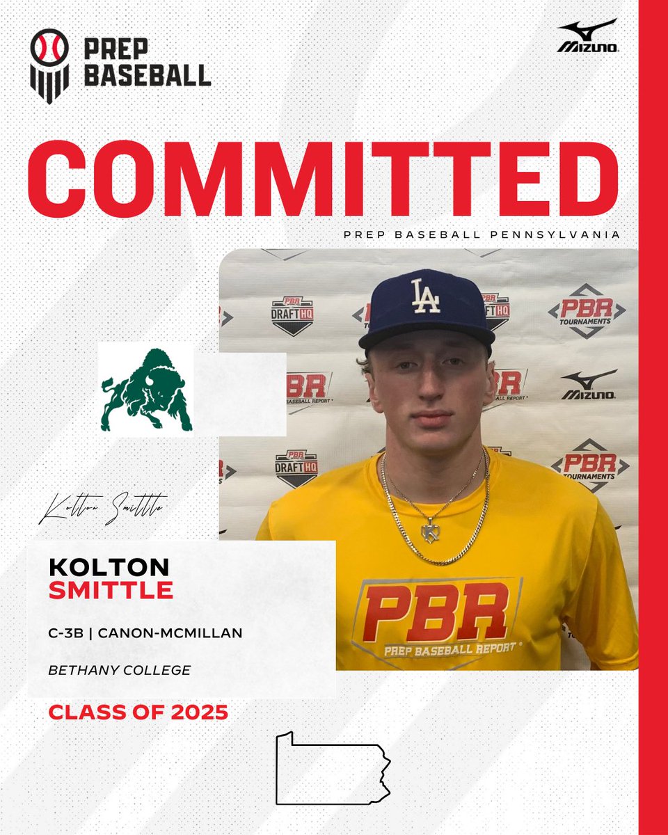 🚨Commitment Watch🚨

2025 3B-C Kolton Smittle (Canon-McMillan) has committed to Bethany College #congrats

👤 loom.ly/rRqXrOQ

<a href="/Koltonsmittle1/">kolton smittle</a> | #committed