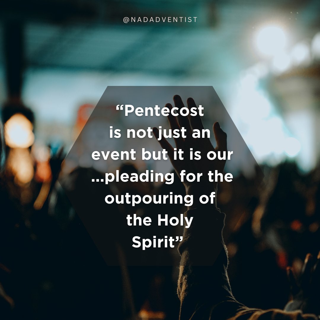 NADadventist's tweet image. &quot;Pentecost is not just an event but it is our asking, pleading, for the outpouring of the Holy Spirit in a greater measure.&quot;
— G. Alexander Bryant

VIEWPOINTS is from NAD NewsPoints, a weekly digital newsletter. Subscribe: bit.ly/newspoints
#nadadventist #viewpoints