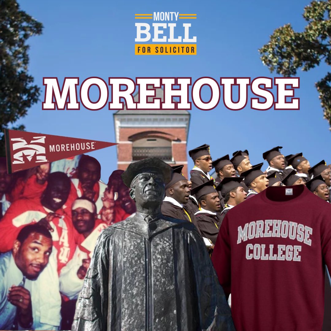 MontybellforSC's tweet photo. Today is Morehouse Homecoming! Morehouse opens its campus to friends and supporters, celebrating a legacy that spans generations—from our founders, alumni, to its current students. Go Maroon Tigers! I am a proud Morehouse Alumni! #MontyForSolicitor https://t.co/YG4rXyULYv