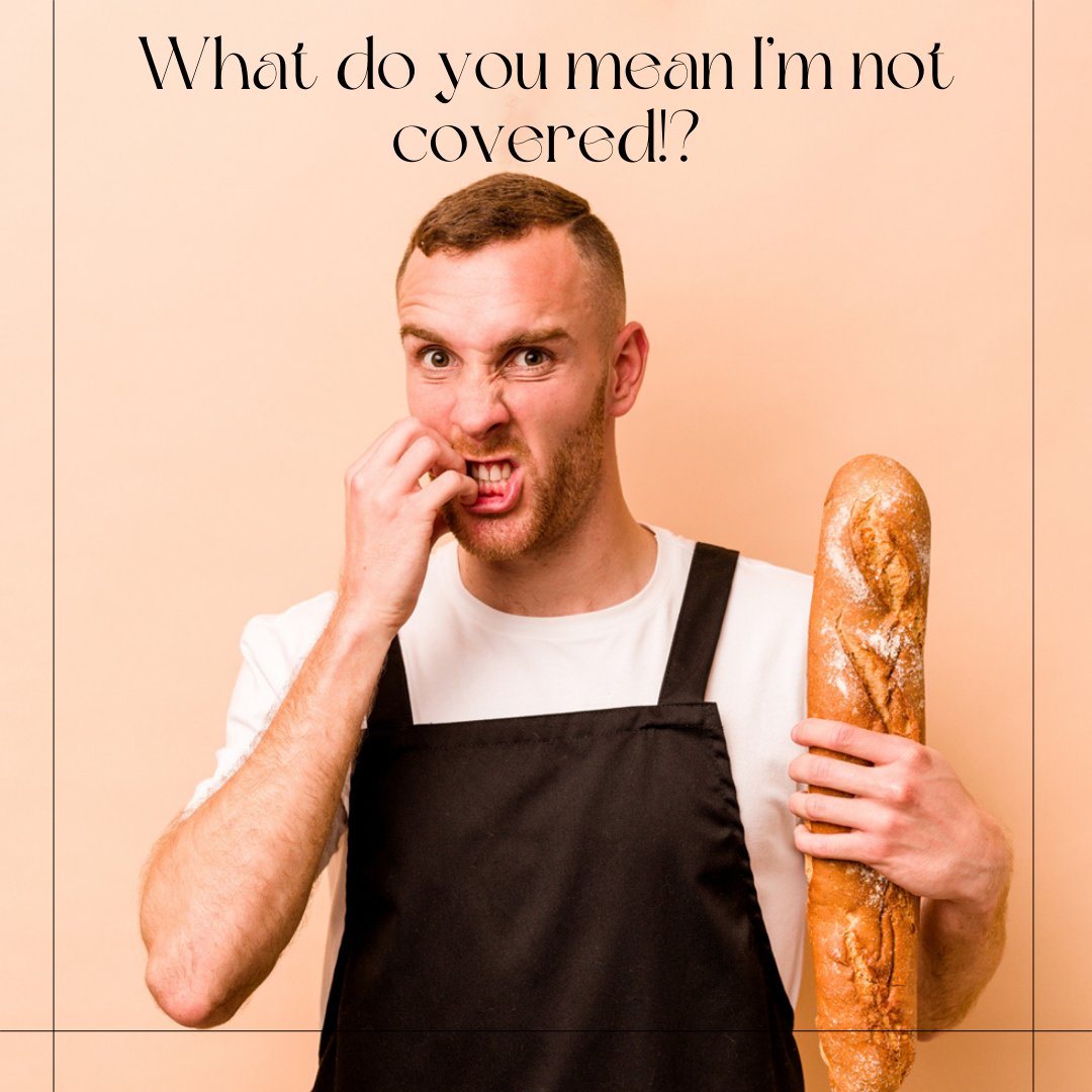 Here’s a good one you: 

Why couldn’t the baker get any insurance? 

Because she was high whisk 🤣