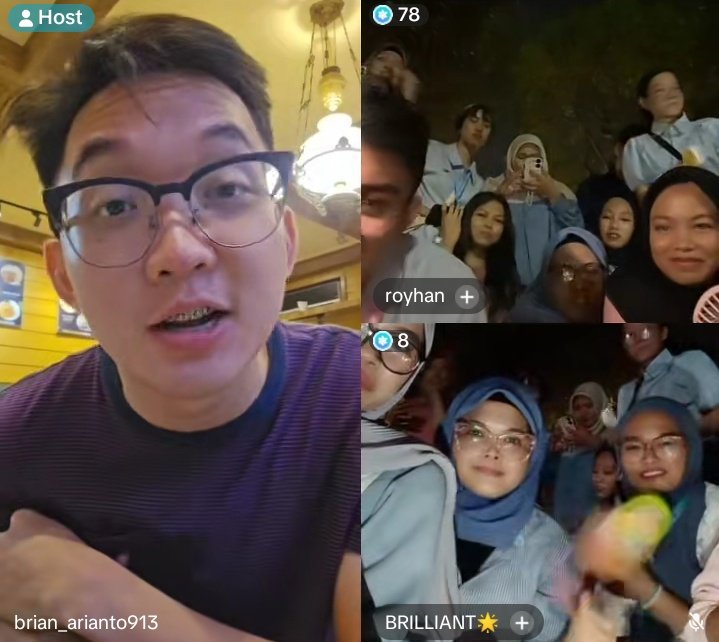 brilliantverse's tweet photo. mas royhan: maaf ya guys suaranya ga kedengeran jelas soalnya ada yg lg zumba😭
brian: 🤣🤣🤣🤣🤣🤣

#brilliant https://t.co/hFomF0mRoh