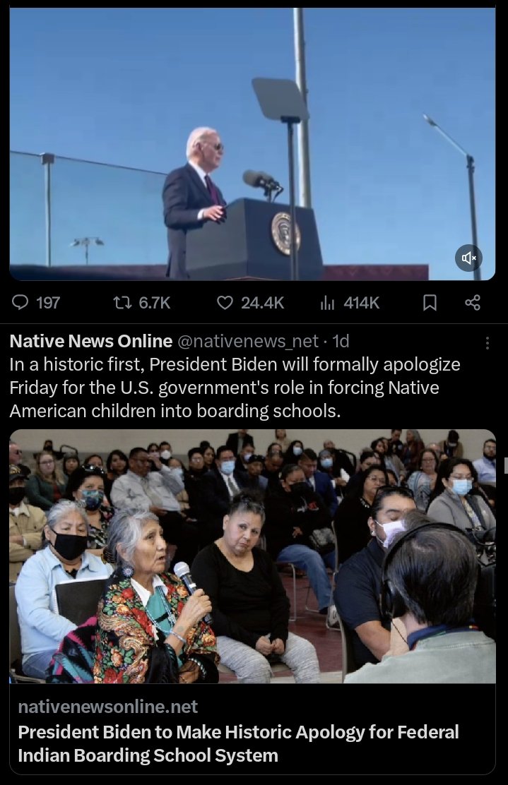 MrSpiritsRaven's tweet photo. Is Anybody Else Seeing The #Irony The #Lunacy the DumbFüçkery of #ButcherBiden APOLOGIZING for #NativeAmericanGenocide While Actively Committing #Genocide & a #PalestinianHolocaust Against #PalestineGaza?

If There Was Ever Any Question About #Bidens #CognitiveDecline There Should Be No QUESTIONS ANY FURTHER.

The Man is 💯% 🦇💩 Crazy.