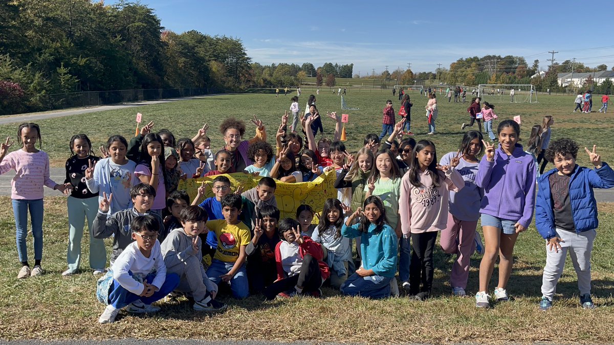 I am so grateful to work at a school that supports me in and out of the classroom! Our goals are always in reach with a little determination and a lot of support! <a href="/CardinalRidgeES/">Cardinal Ridge ES</a> 
Ready to get first place in the marathon per my scholar's request!