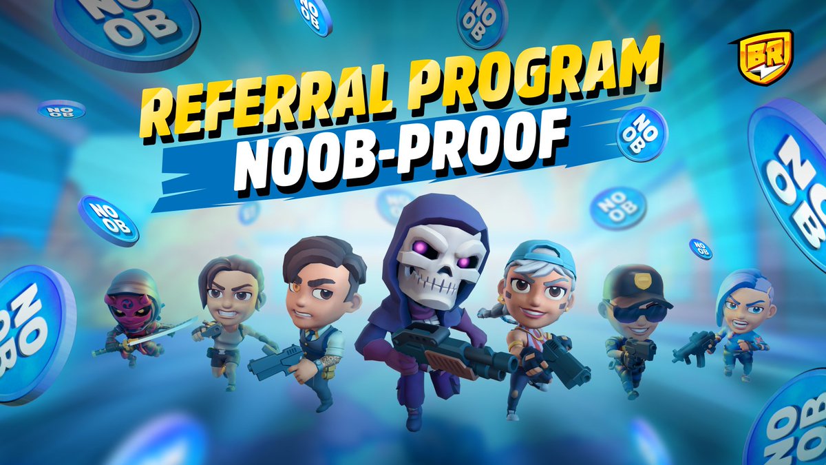 🤝🏻 REFERRAL PROGRAM 🤝🏻

The most Noob-proof event is coming on Oct 28:

👆🏻 Click the button → Earn 10 $NOOB
🗣️ Invite Noob friends → Earn 20 $NOOB
💎 Hold NFTs → Climb the leaderboard for extra $NOOB

Simple as that. No social farming.