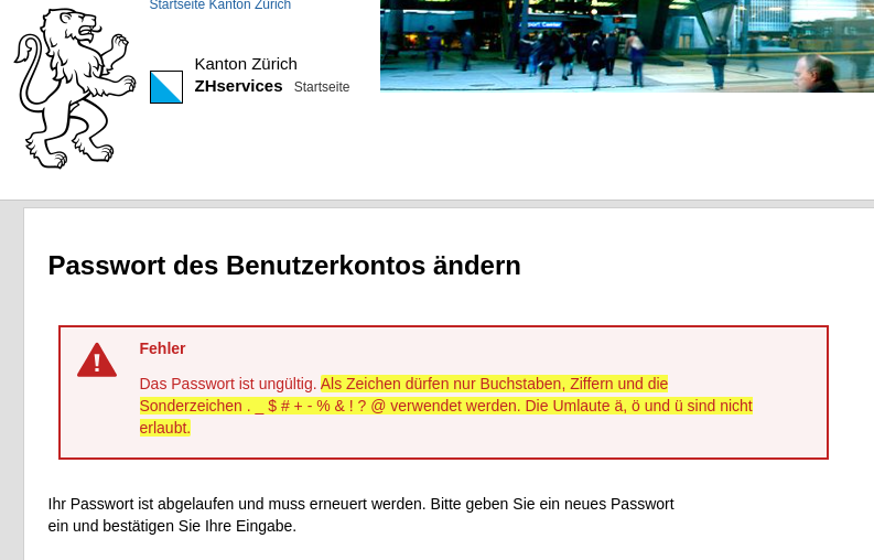 barbouillech's tweet photo. Im @kantonzuerich darf das Passwort auch nicht zu sicher sein. https://t.co/hqqKk7I2FX