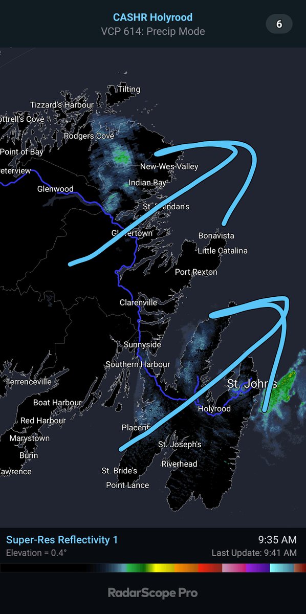 Will post full roundup once last of rain exits, but a few 100+ mm totals thru 9:30 am:

191.3 (North Hr, Plcna Bay);
139.2 (Noel Pauls Brk);
122.2 (Head of Bay dEspoir);
114.8 (Beothuk Lk);
116.1 (Clarenville);
114.1 (Burin Bay Arm);
113.0 (MIllertown);
108.0 (St Alban's).

#nlwx