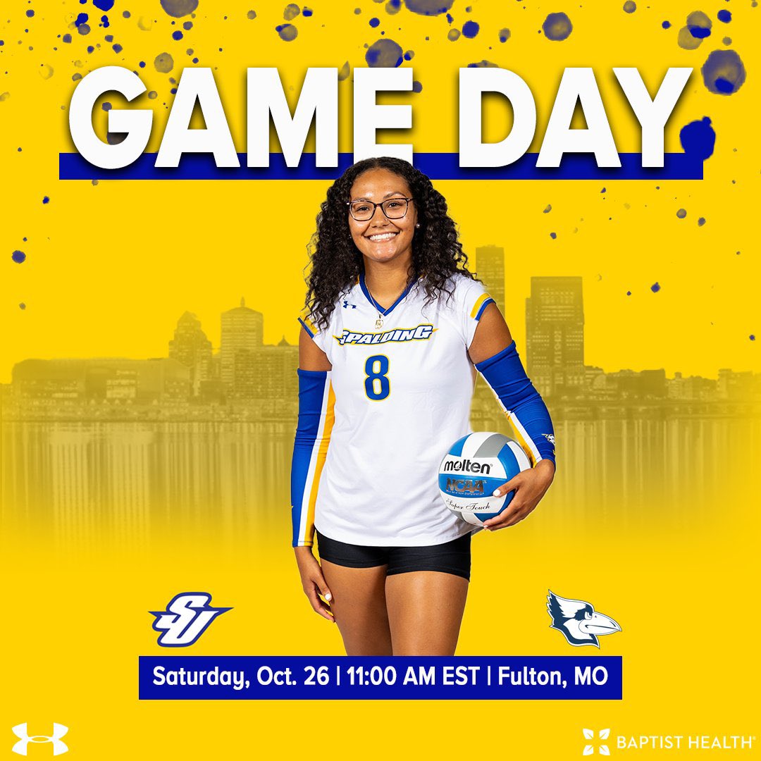 Spaldingwvb's tweet photo. WVB | On the road for a SLIAC doubleheader!

🆚 Westminster &amp; Webster
📍 Fulton, Mo.
⏰ 11:00 AM &amp; 1:00 PM
🎥 https://t.co/Vy1a1aqWhW

#SU502 | #OneSpalding https://t.co/fc4hCmRXg7