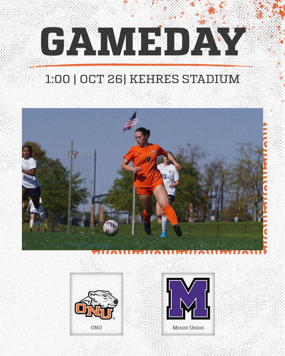 IT’S GAME DAY! 

We’re on the road today to Alliance to take on Mount Union. 

📍Kehres Stadium, Alliance OH
🕐 1:00 PM (ET)

#onu #FAMILY #together