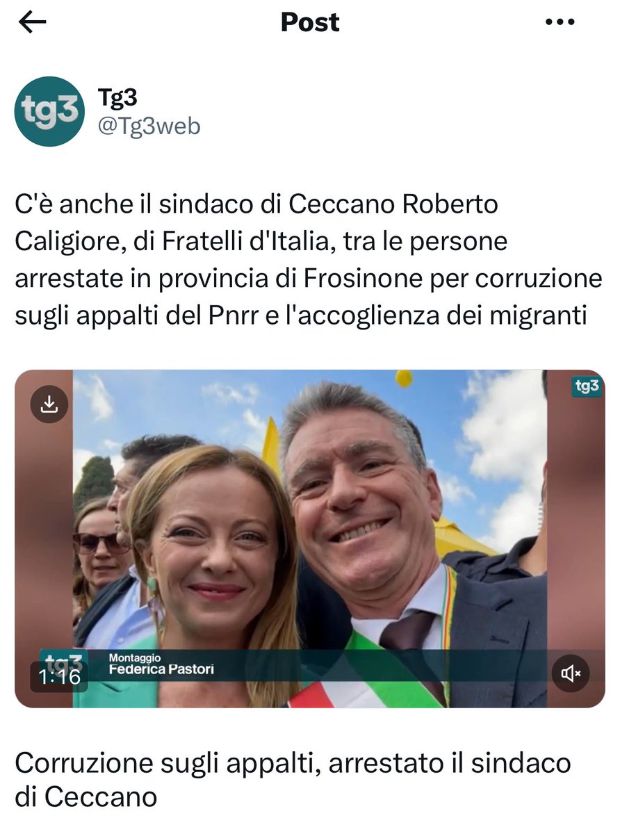 maaniballi's tweet photo. @FratellidItalia @GiorgiaMeloni Questa fa il paio con lo svarione dei tassi di interesse. A proposito del business dell’accoglienza, un commento sul sindaco di #Ceccato Roberto #Caligiore FdL si trova? Meno male che c’è la #magistratura. Notizie sui progetti Pnrr? https://t.co/AUDjoRyYHd