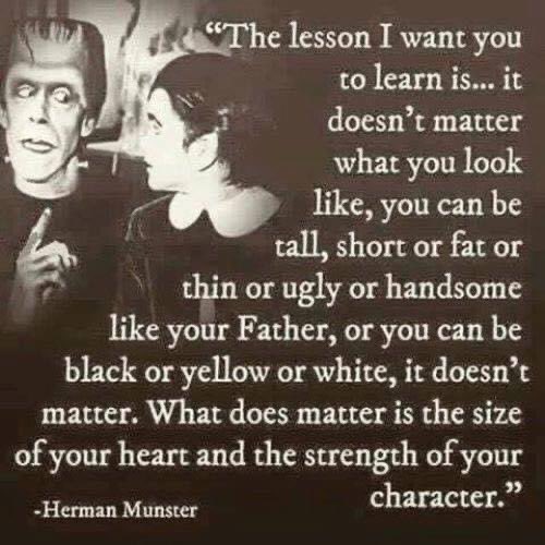 Good Saturday morning! I always loved The Munsters when I was a child!