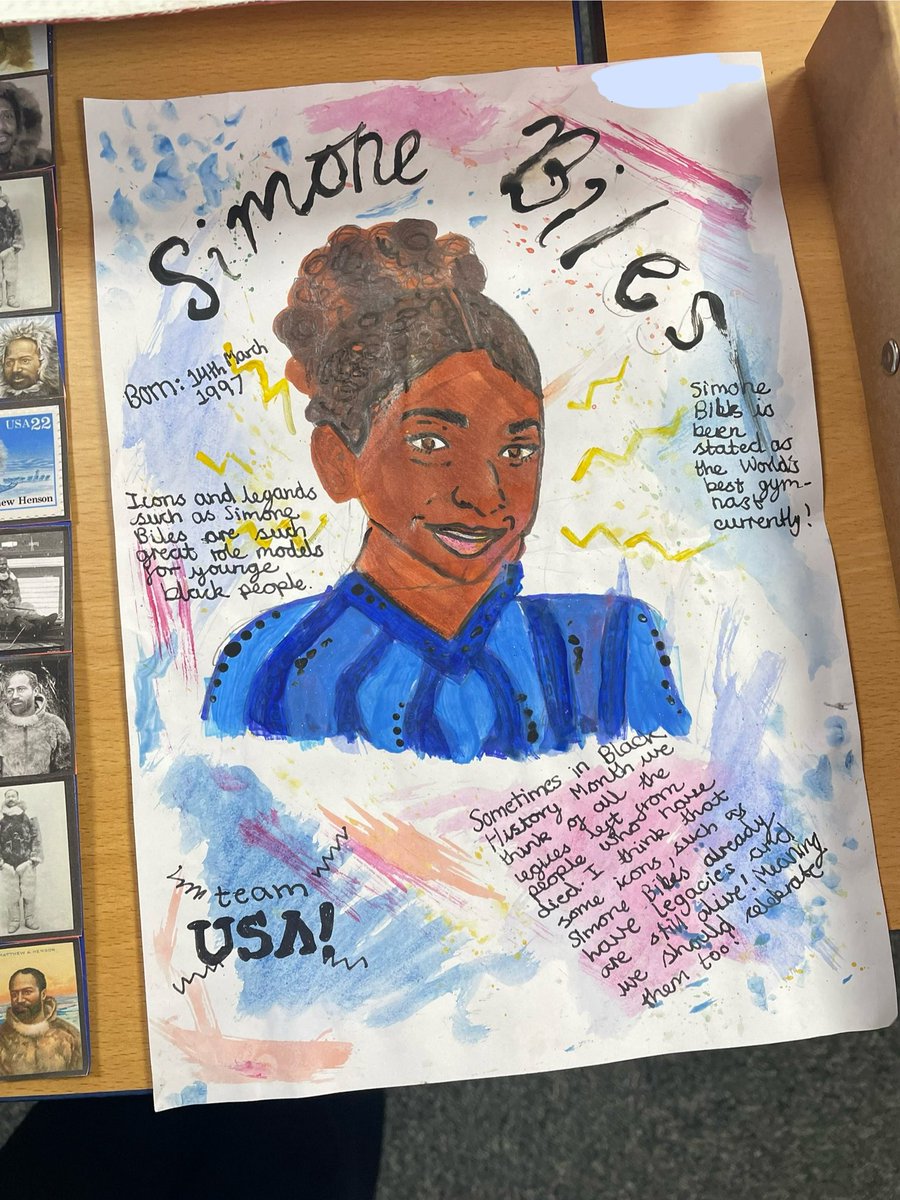 Some incredible work from our students for Black History Month! We are so lucky to have such talented students🙏🏻