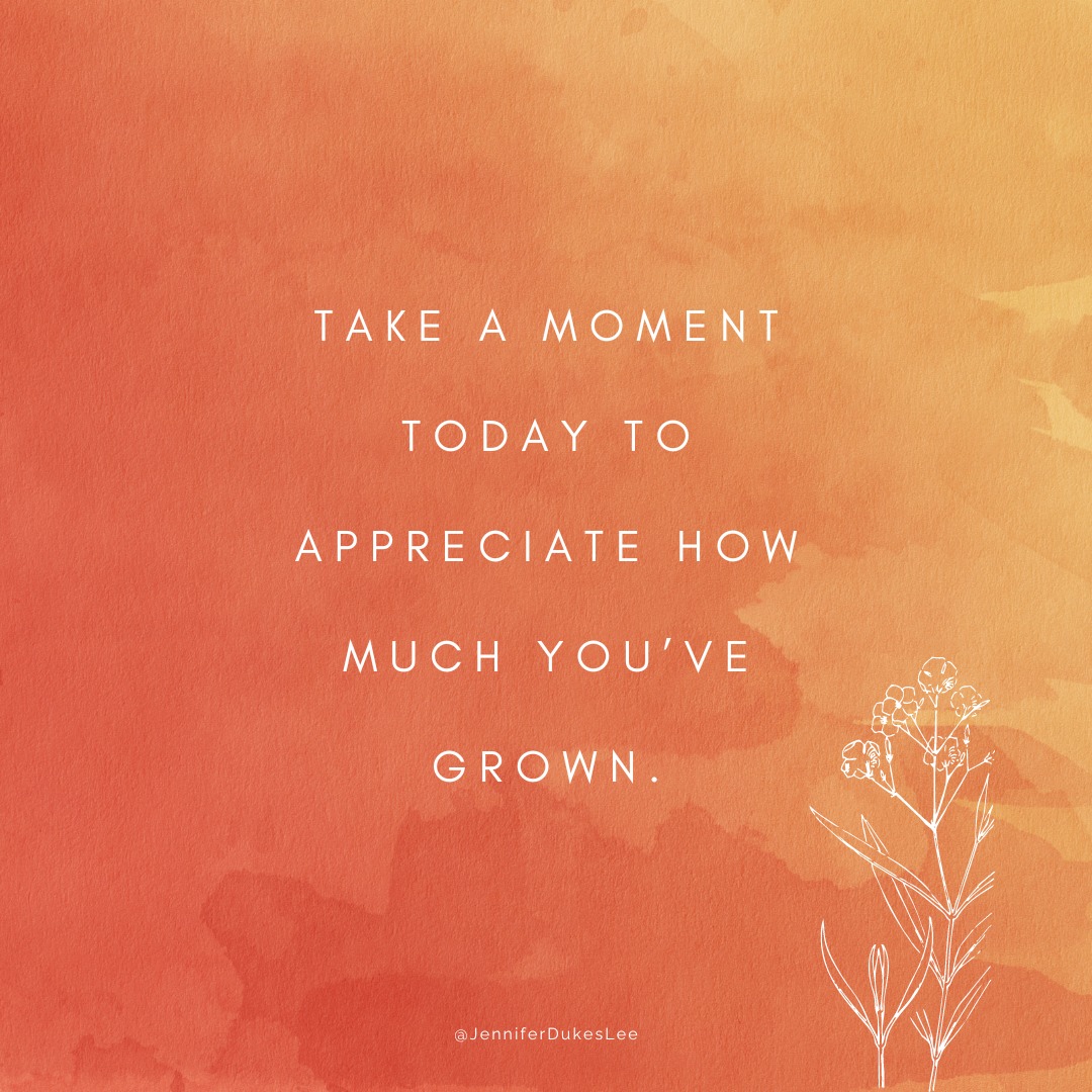 cormany_sara's tweet photo. "Take a moment today to appreciate how much you've grown." @dukeslee #appreciation #growth #gratitude https://t.co/v5mEjmreix