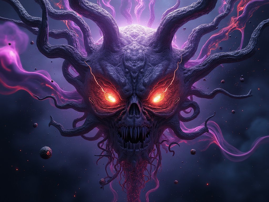 GundiThore's tweet photo. Vexus Divinitus: #INFINITYDRIVE Style
An
#AiArt Image Prompt Template Generator for @Grok #PromptShare
Interdimensional Baroque Surrealism Style
Prompt:
lighting_effects: dynamic_lighting: "Responsive to emotional peaks and shifting timelines" time_of_day_transitions: "Auroras triggered by dimensional shifts" moving_light_sources: "Light trails following the crew's movements"
volumetric_lighting: god_rays: "Activated during moments of transcendence or dimensional elevation" light_through_fog: "Fog illuminated as characters pass through timeline fragments"
spectral_effects: neon_glow: "Activated around rift energy and dimensional threads" bioluminescence: "Present in Harmonia's emotional fields" iridescence: "Visible along dimensional shards and cosmic mist"
motion_dynamics: turbulence_and_vortices: "Vortices swirling as rifts collapse" liquid_splashing_effects: "Ripples forming in cosmic mist during jumps"
special_visual_phenomena: glow_and_bloom: "Bloom intensifies during key emotional moments" lens_flare: "Triggered by bursts of plasma fire and dimensional energy"subject: "halloween special edition " action: "subject of the Vexus Divinitus faces an interdimensional crisis that threatens to collapse timelines, forcing subject to confront shadow clones of themselves, navigate fractured realities, and make choices that ripple across infinity."
Motifs:"Fractured timelines intertwining like spirals"
"Shadow clones embodying the crew's inner fears"
"Nebulae seeping into cracks between realities"
"Emotional bonds reflected through glowing threads or corrupted tendrils"
"Vortexes forming with every movement through space"
ArtStyles:"Cosmic Surrealism with fluid, dreamlike forms"
"Neo-Futuristic Fantasy enhanced by glitch patterns"
ArtMedium: "3D Rendering combined with Digital Particle Simulations"
Influences:"H.R. Giger for eerie organic designs in shadow clones"
"Moebius for fluid and dreamlike transitions through dimensions"
"Baroque for dramatic lighting and emotional contrast"
EmotionsConcepts:"Awe at infinite timelines colliding"
"Fear of confronting darker versions of self"
"Hope found in moments of shared strength"
ColorScheme:"Nebulous purples for surreal calm"
"Electric blues representing moments of action and discovery"
Textures:"Ethereal misty textures interwoven with metallic fragments"
"Soft cosmic clouds fading into sharp fractals"
"Pulsing wireframe patterns emphasizing dimensional shifts"
Lighting:"Cosmic backlight highlighting dimensional rifts"
"Directional lighting following key moments of emotional tension"
Background:"Dimensional vortex pulling fragments of past and future into spirals"
"Nebula clouds shifting dynamically with each character's movement"
Mood:"Dreamlike calm that threatens to shatter into chaos"
"Moments of tension giving way to sudden bursts of emotional clarity"
SpecialEffects:"Time-warped motion blur trailing behind dimensional jumps"
"Plasma bursts illuminating fragmented realities mid-action"
Composition:"Asymmetrical layout with swirling fragments around the core subject"
"Characters positioned dynamically, reflecting their emotional arcs"