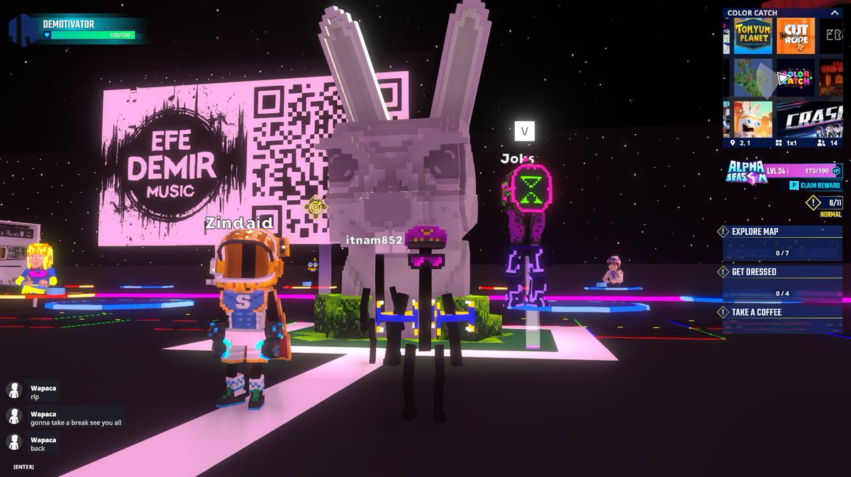 📸🐰 Snap! I just caught this Rabbit statue at the Color Catch experience <a href="/TheSandboxGame/">The Sandbox</a>. Have you seen it? Talk about larger-than-life art! 🤯 register-landings.sandbox.game/alphaseason4-s… #TheSandbox #AlphaSeason4 #AS4SocialChallenge