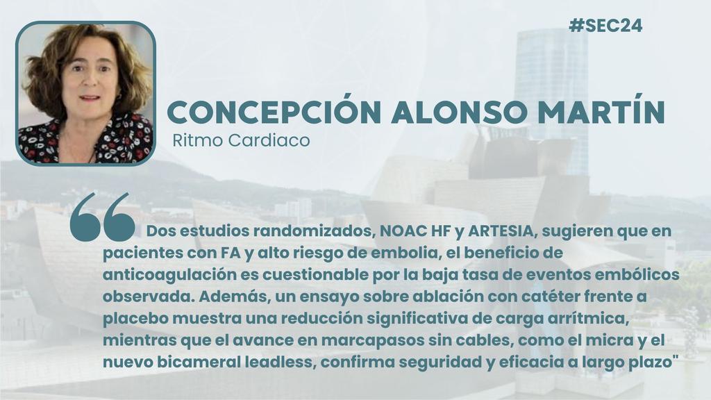 ⚡🫀 ¡Le toca el turno a las últimas novedades en ritmo cardiaco en CardioActualidad #SEC24!

Concepción Alonso Martín nos cuenta los avances más recientes, las nuevas estrategias y tratamientos en este campo. 

No te pierdas esta oportunidad  🚀 programa.congresosec.org/sesiones/1491