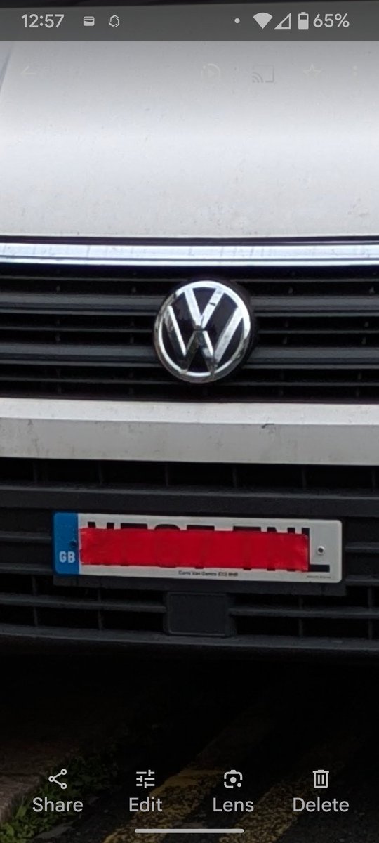 StraittyXL's tweet photo. @wfcouncil Idea: mobile traffic warden hotline to report driver's illegal parking &amp; pavement parking  &amp; covering their number plates with red electrical tape like the driver of WF67 TNL so they could drive down Orford Rd after 10am on a Saturday @Labourstone https://t.co/ZsLMQkIchz