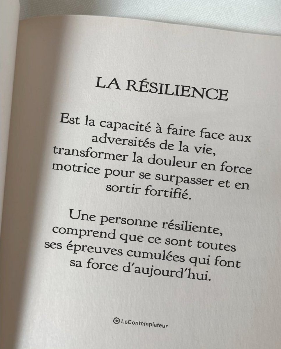 Êtes-vous résilients ? ✨