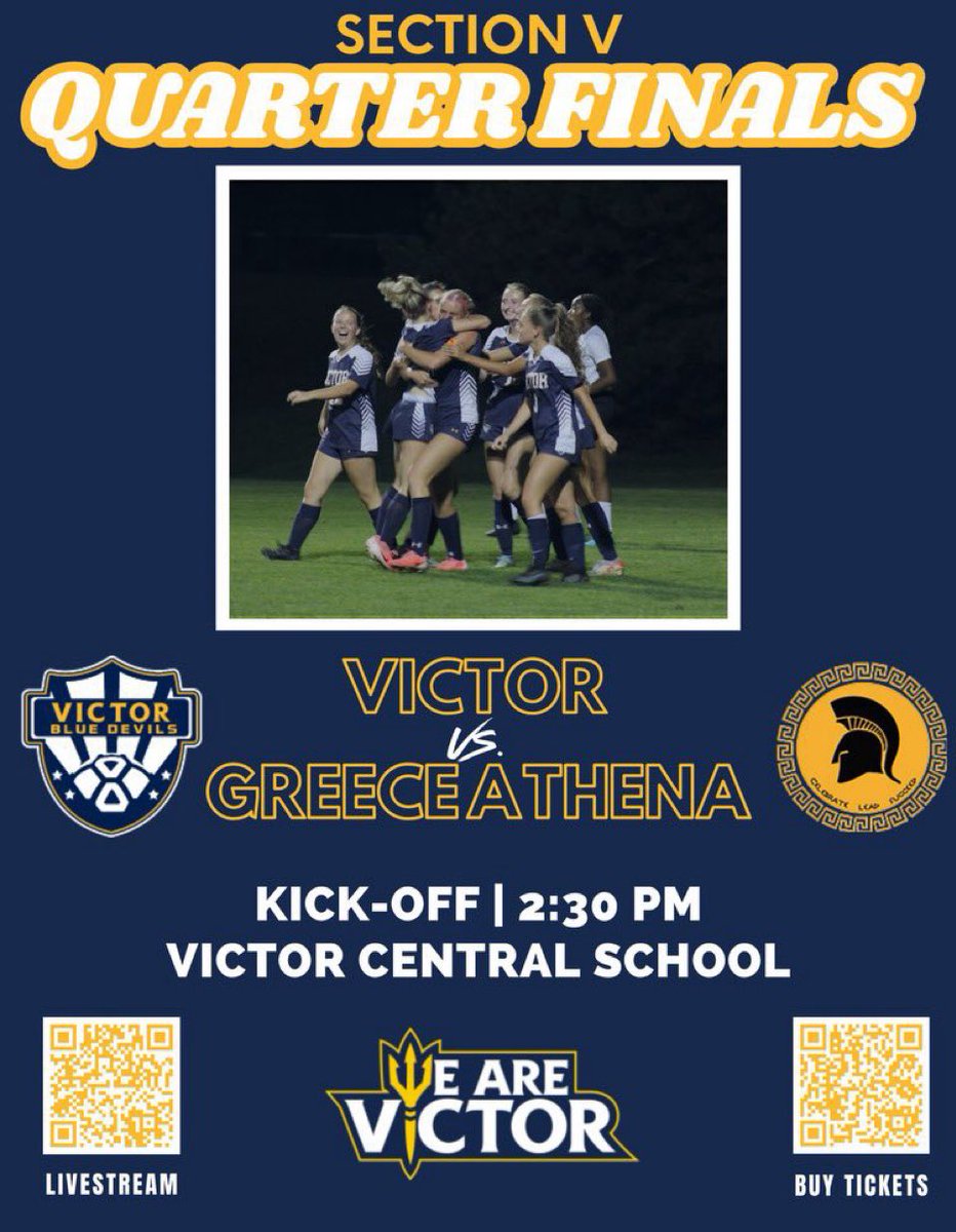 Victor Girls Soccer tweet media