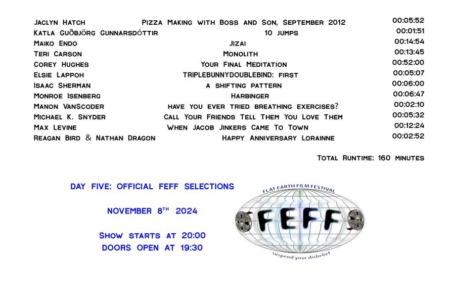 『自在』が１１月にアイスランドのセイジスフィヨルズルで開催されるFlat Earth Film Festivalで上映されます。東アイスランドで唯一の映画館 Herðubíó Cinemaが会場となります。１１月８日のの２０時〜です。

flatearthcinema.club/2024