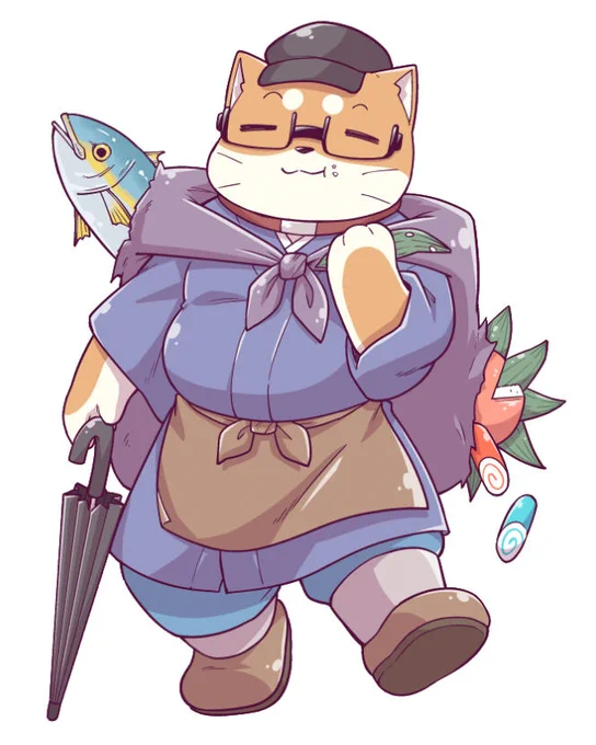 よっしゃー!できたー!!!魚!ピンクの丸い謎のお寿司!くるくるしてる練り物!こっコレはどんなコンセプトなんだー!? 