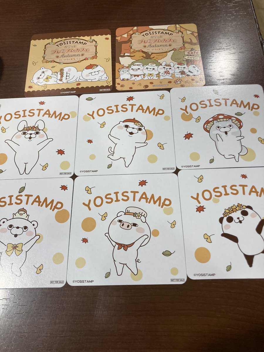 ABCBlackSerpent's tweet photo. 行って来ました！うさぎさ〜ん!!
コースター、コンプ出来ました！
＃ヨッシースタンプ https://t.co/rGdUhBlSFR