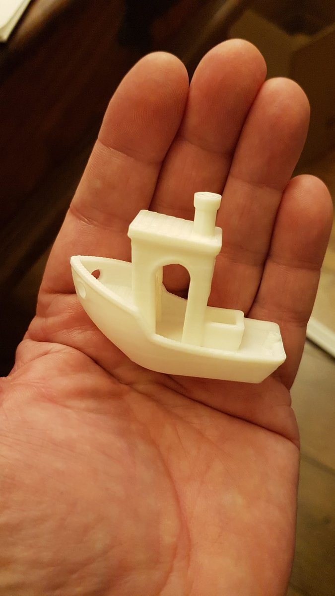 CastleLenscap's tweet photo. My first 3D print. Goodness knows where this new hobby is going to take me, but I'm looking forward to it. https://t.co/aLxBYgQNWQ