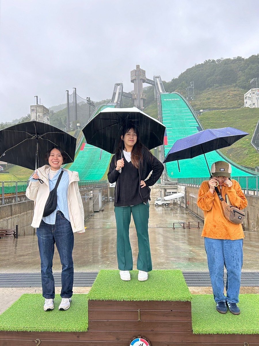 cucethical's tweet photo. 先日、長野県でHAKUBA VALLEY SDGs視察勉強会を行いました。
山岳エコツーリズムの聖地として様々な持続可能な観光地域づくりの取り組みを行われています。

1日目には、1998年に開催された長野オリンピックの白馬ジャンプ競技場に行ってきました！

#白馬ジャンプ競技場
#HAKUBAVALLEY https://t.co/A6AG5SMbFH