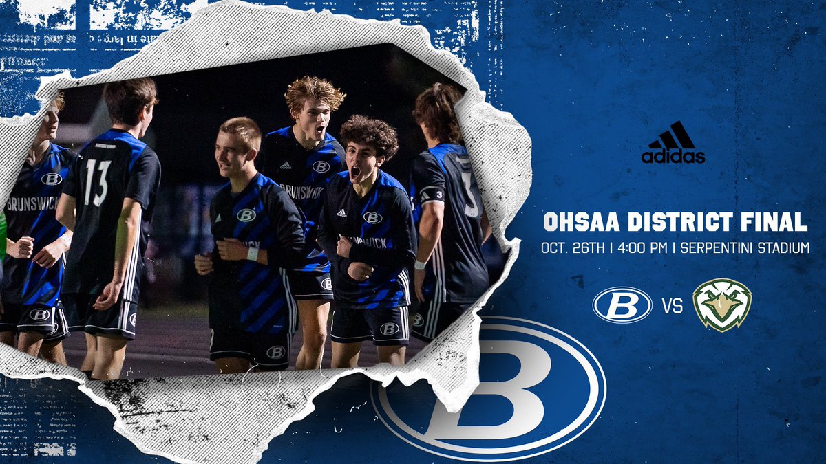 Soccer_BHS's tweet photo. MATCH DAY I DISTRICT FINAL

@SoccerBHS will meet @GlenOakSoccer in the @OHSAASports Northeast 2 District Final today.

Kick-off is 4:00 PM at Serpentini Stadium on the campus of North Royalton High School.

Tickets:  https://t.co/3bY457nDmv

#GoBigBlue #Fate8 #TheUnfinishedJourney #WithoutTheRope