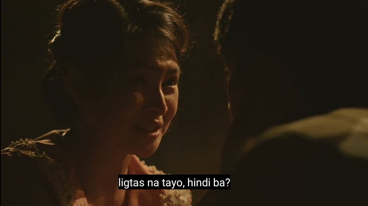 thesalamisim's tweet photo. “ang aking matapang na ginoo.”

adelina calling him ‘matapang na ginoo’ after what they went through at the hands of the evil colonel 🥺 

#PulangArawEp67
#PulangArawOnNetflix https://t.co/YYEbLzf8Ht