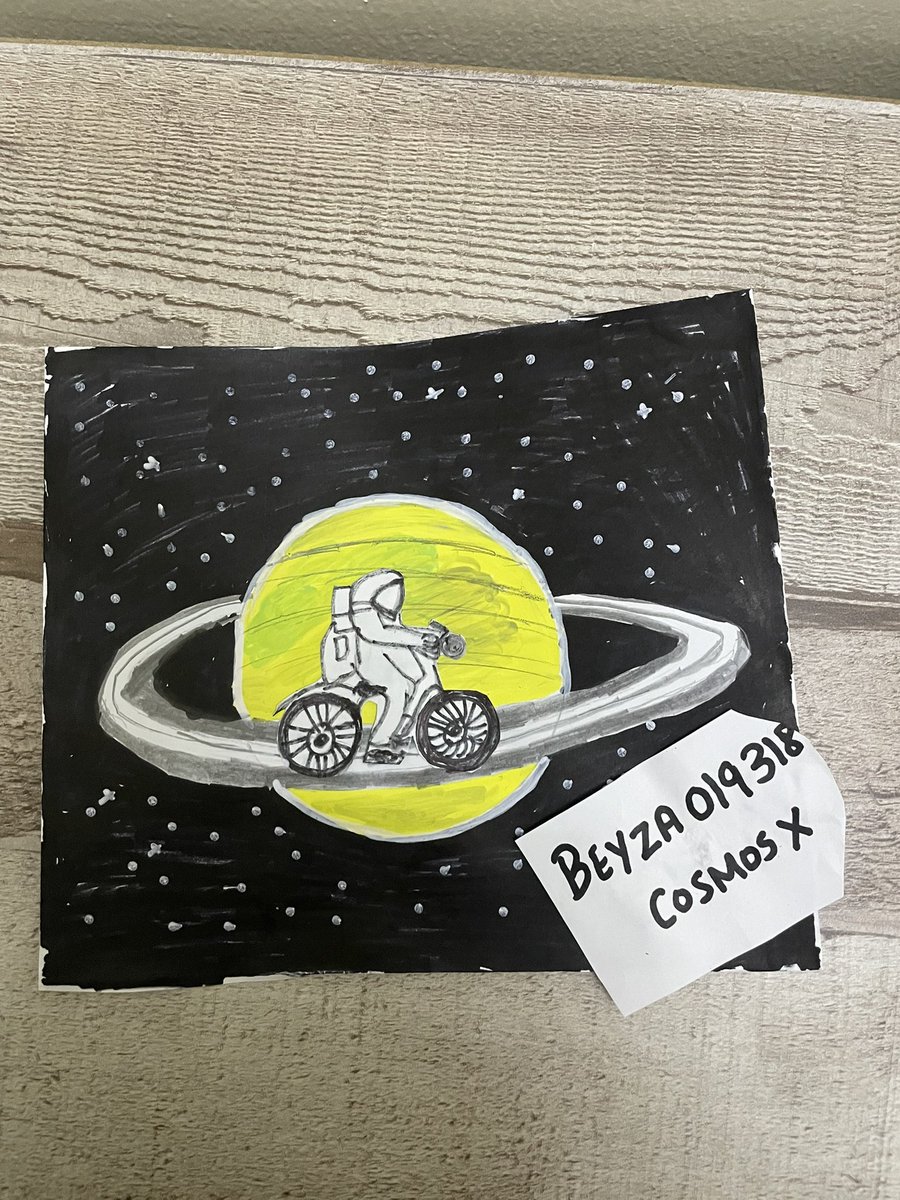 beyzaNFTs's tweet photo. "Riding my cycle around the planet, exploring the universe one pedal at a time! ππ΄ββοΈβ¨ #CosmosX" @CosmosX_btc # ArtonBitcoin https://t.co/tg4UDt8LpE