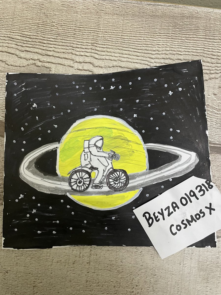 beyzaNFTs's tweet photo. "Riding my cycle around the planet, exploring the universe one pedal at a time! ππ΄ββοΈβ¨ #CosmosX" @CosmosX_btc # ArtonBitcoin https://t.co/tg4UDt8LpE