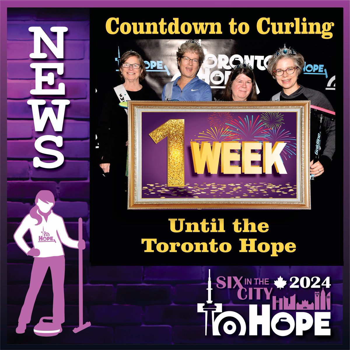 OMG, we’re one week away from TO Hope 2024!! Who’s excited?!

#tohope2024 #tohopecurling #torontocurling #curlforgood