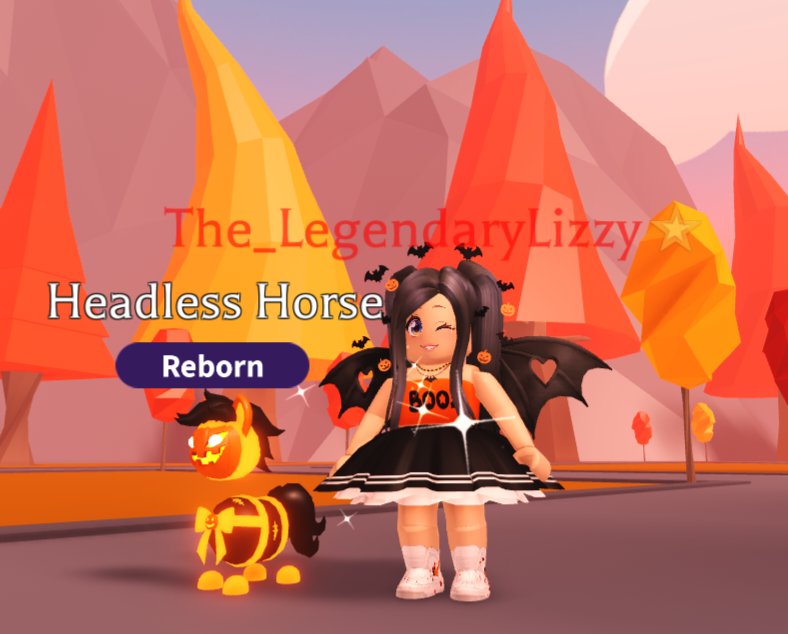 Giving away my Neon Headless Horse. If you would like to enter just:

🎃 Like &amp; Retweet 
🎃 Comment a Halloween Gif 👻 

Winner Will Be Randomly Selected On Thursday 31st October. Good Luck 💖 #adoptme 

Also A Neon Jekyll Hydra Giveaway On Today's Video: youtu.be/mTcSjhlP9AI?si…