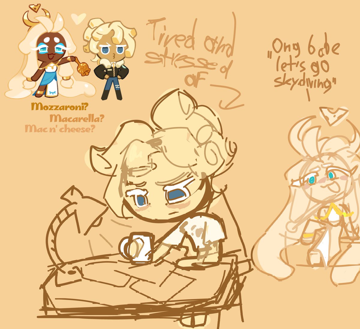 choyrusted's tweet photo. Crackship? IDC, THEY CUTE!!!!

#Mozzaroni #Macarella #macaronicookie #mozzarellacookie #crkship #crk #cookierun #cookierunkingdom
@R_Canvas https://t.co/HCLJmerxJq