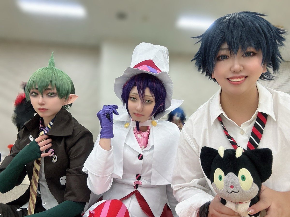 kaoriiii__'s tweet photo. ※コスプレ
改めて今日の池ハロ！青エクで行ってきた〜！楽しかった！
メフィストとアマイモンと一緒でした🍬 https://t.co/n81LD8UbJA