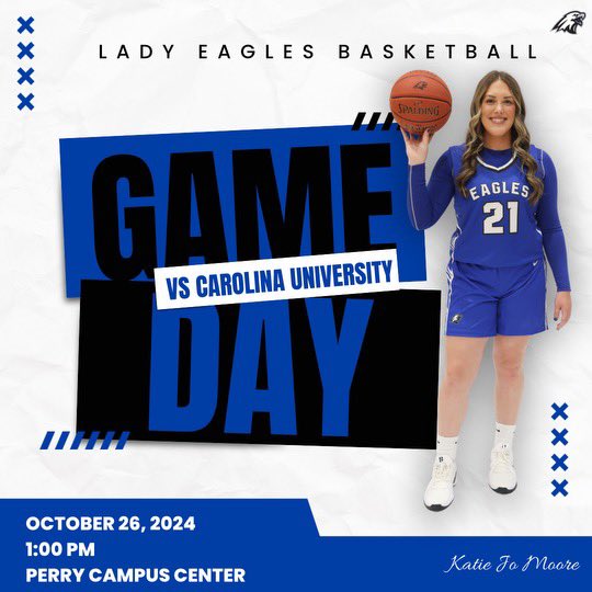 Wake Up! It’s Gameday‼️🗣️

🏀VS Carolina University 
📍Pippa Passes, KY 
⏰1:00 PM 
👀Watch Live- youtube.com/@alcathletics?…

#alcwbb #SkolEagles