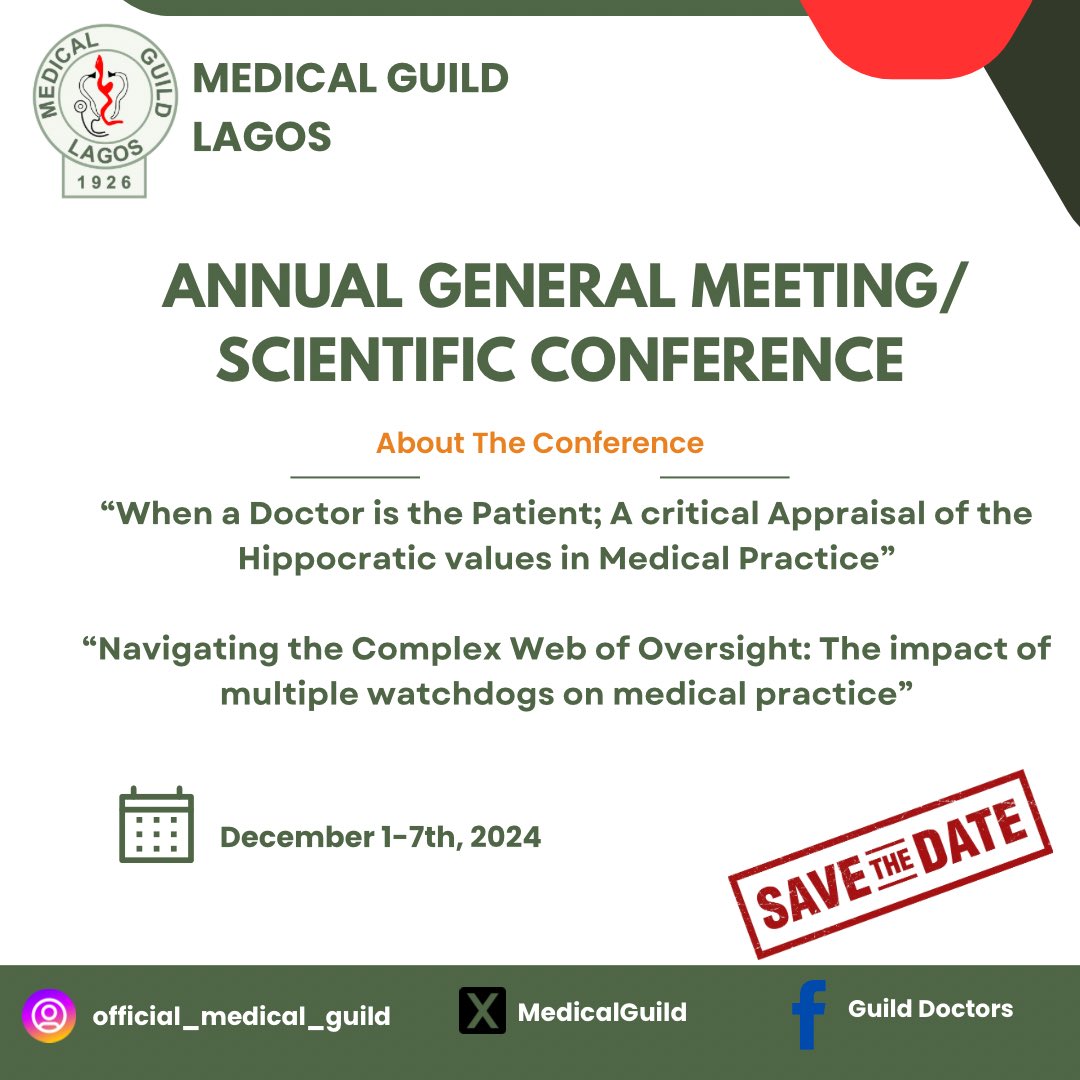 MedicalGuild's tweet photo. SAVE THE DATE!!!
#medicalguild https://t.co/RyLQUAxxbJ