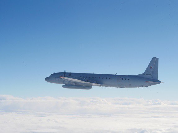 Team_Luftwaffe's tweet photo. Ihr habt wohl eine Vorliebe fürs Wochenende – uns ist das egal! Wir sind 24/7 bereit. Unsere #QRA aus 🇱🇻 wurde heute aktiviert, um ein ✈️ ohne Flugplan und Transponder zu identifizieren. Unsere 🇩🇪#Eurofighter eskortierten  unter andrem ein 🇷🇺Aufklärungsflugzeug (IL-20) über die Ostsee.

#SecuringTheSkies
#WeAreNato
@NATO