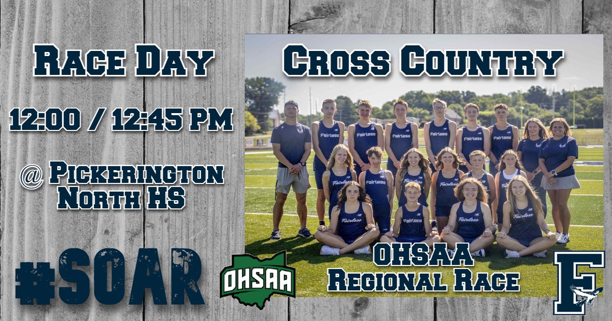 AthleticFalcons's tweet image. Best of luck to our Cross Country team today running at the OHSAA Pickerington Regional Race! #SOAR #GoFalconsGo