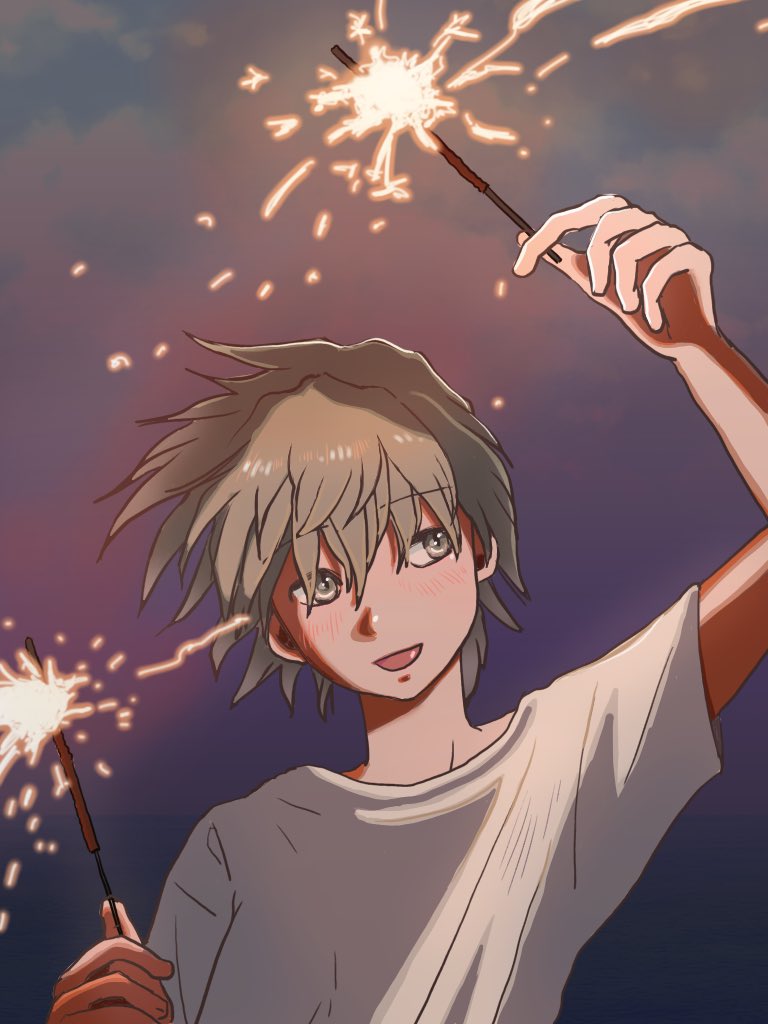 #かいとさく
 夏の花火