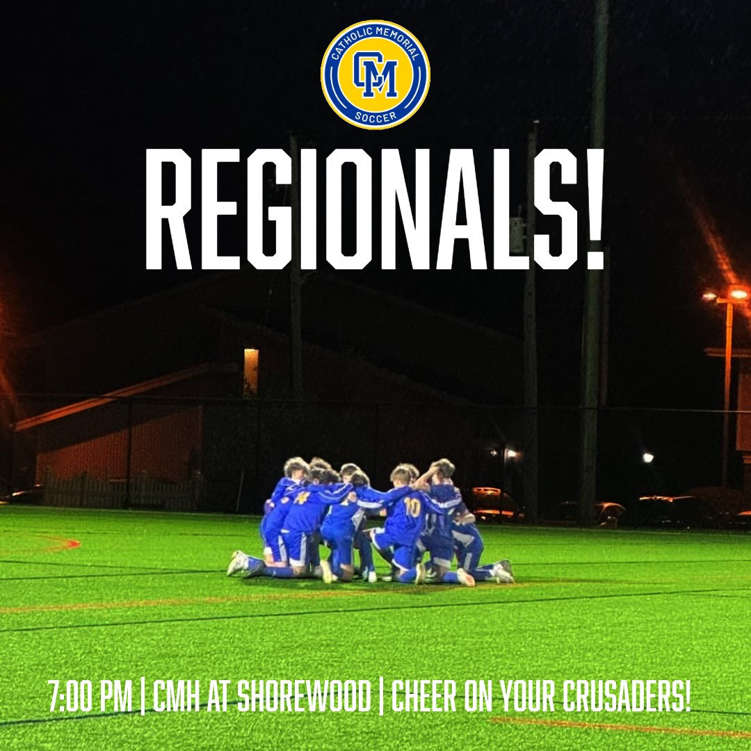 <a href="/CMHCrusaders/">Catholic Memorial HS</a> CHEER ON YOUR CRUSADERS!  See you at Shorewood HS tonight!