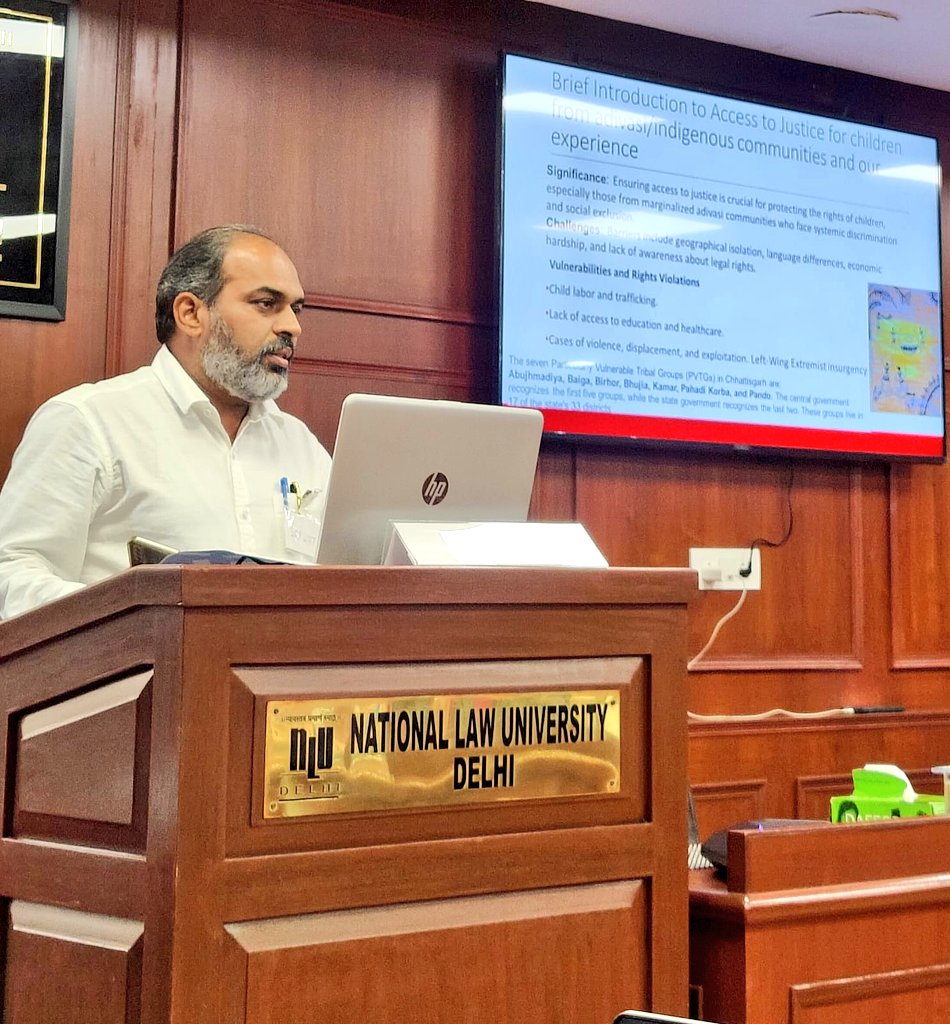 india_csj's tweet photo. 4/4 : In response to queries, Mr. Naqvi emphasises the need to balance Adivasi traditions with legal frameworks and stresses that political will and financial support are crucial for integrating Adivasi children into the mainstream legal system. #GC27 #ChildRights https://t.co/v6rx1GaPUM