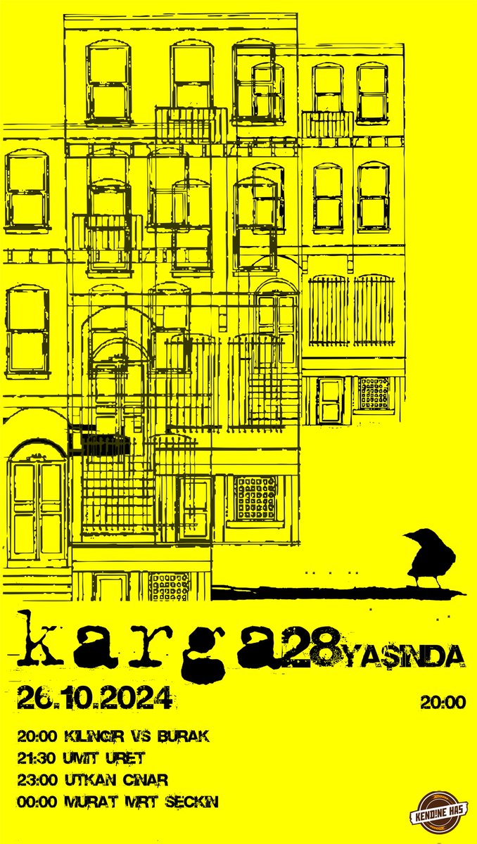 #karga28yaşında
#karga #kargakadıköy #birlikteveberaber