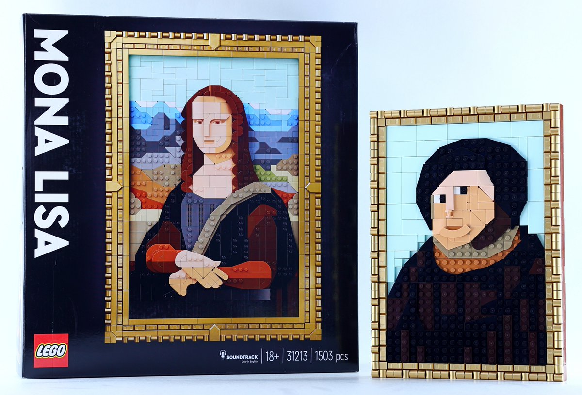 LEGOのモナ・リザを組み立てたんすよ